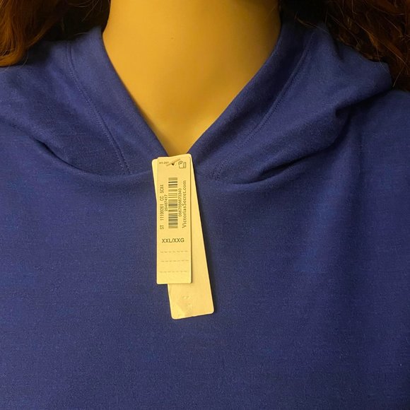 Woman Blue Hoodie - Picture 2 of 4